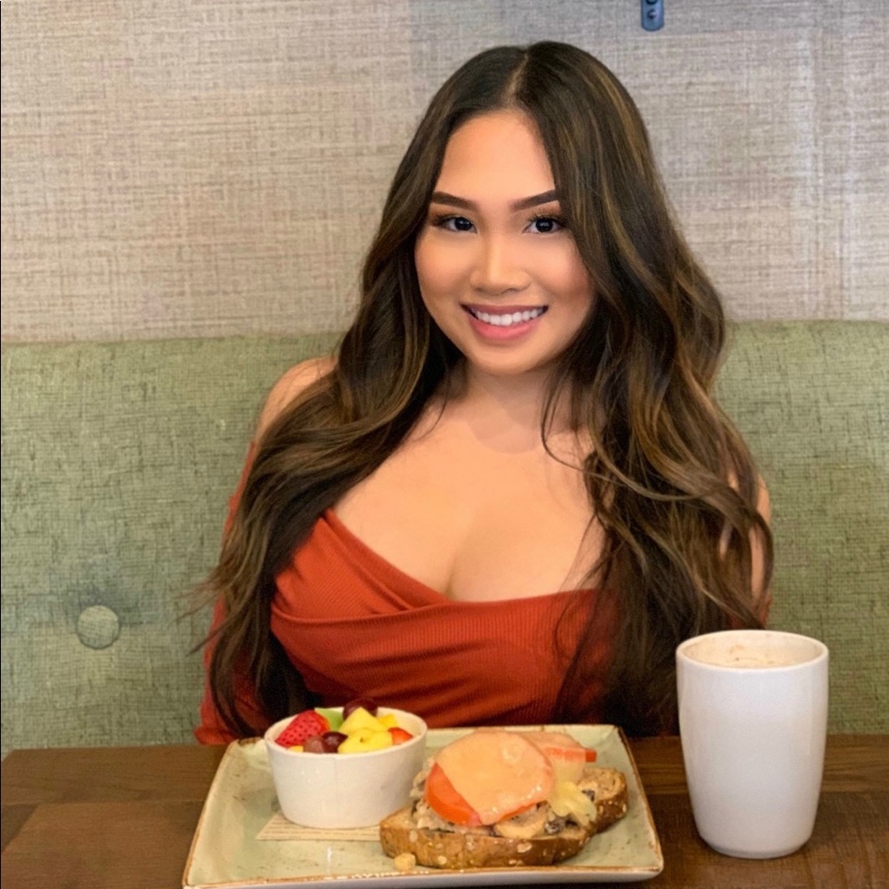 Orange off the shoulder Blouse